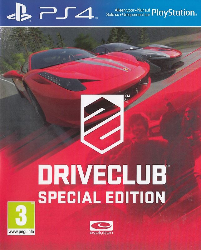DriveClub [Special Edition, NL Import] PlayStation 4