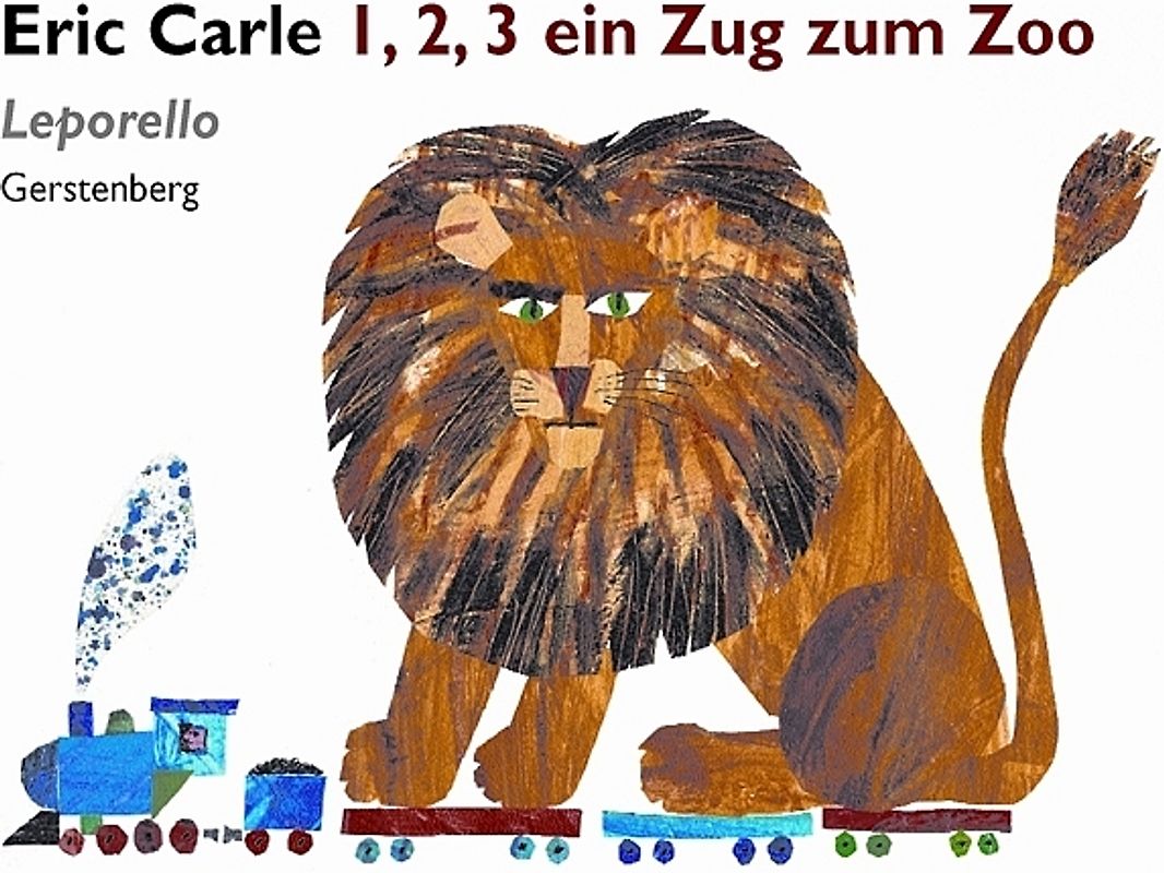1, 2, 3 ein Zug zum Zoo - Leporello. Pappe