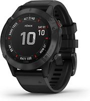 Garmin Fenix 6 Pro 47 mm noir et bracelet en silicone noir