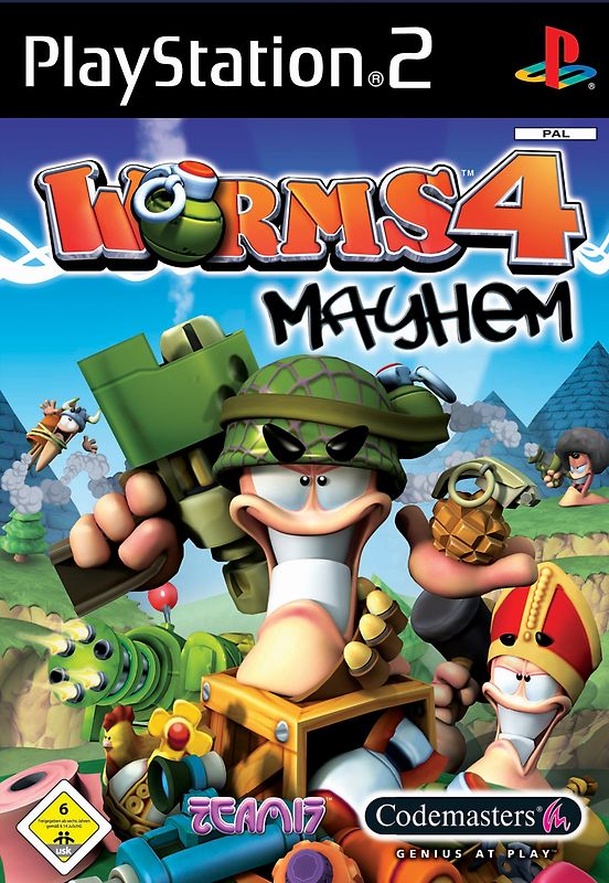 Worms 4: Mayhem PlayStation 2