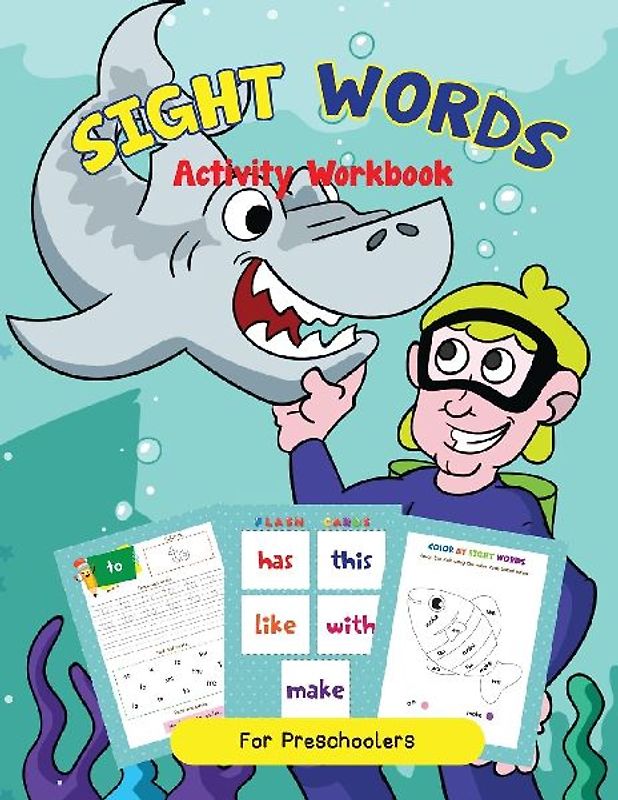 Site Words Activity Workbook For K-1st Grade For Reading Success!