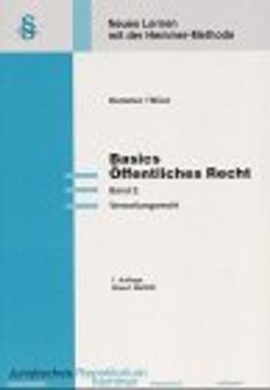 Basics Ö-Recht - Band 2: Verwaltungsrecht
