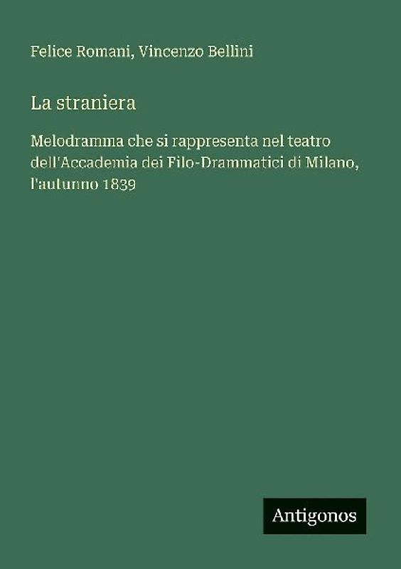 La straniera