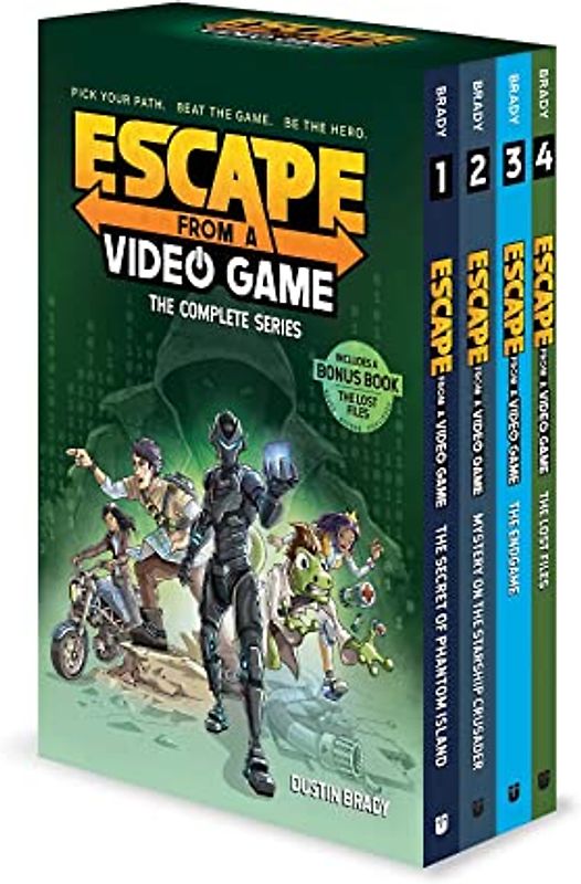 Escape from a Video Game The Complete Series: The Secret of Phantom Island / Mystery on the Starship Crusader / The Endgame / The Lost Files (Escape from a Video Game, 1-4)