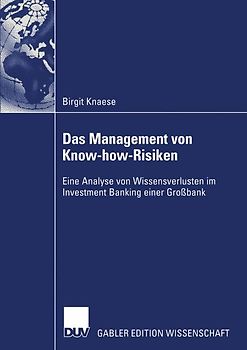 Das Management von Know-how-Risiken