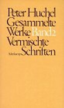 Gesammelte Werke. Vermischte Schriften