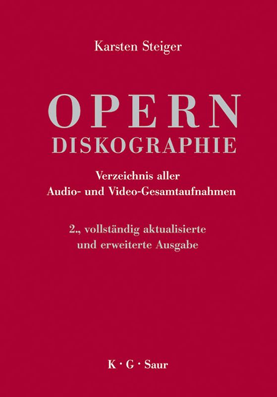 Opern-Diskographie