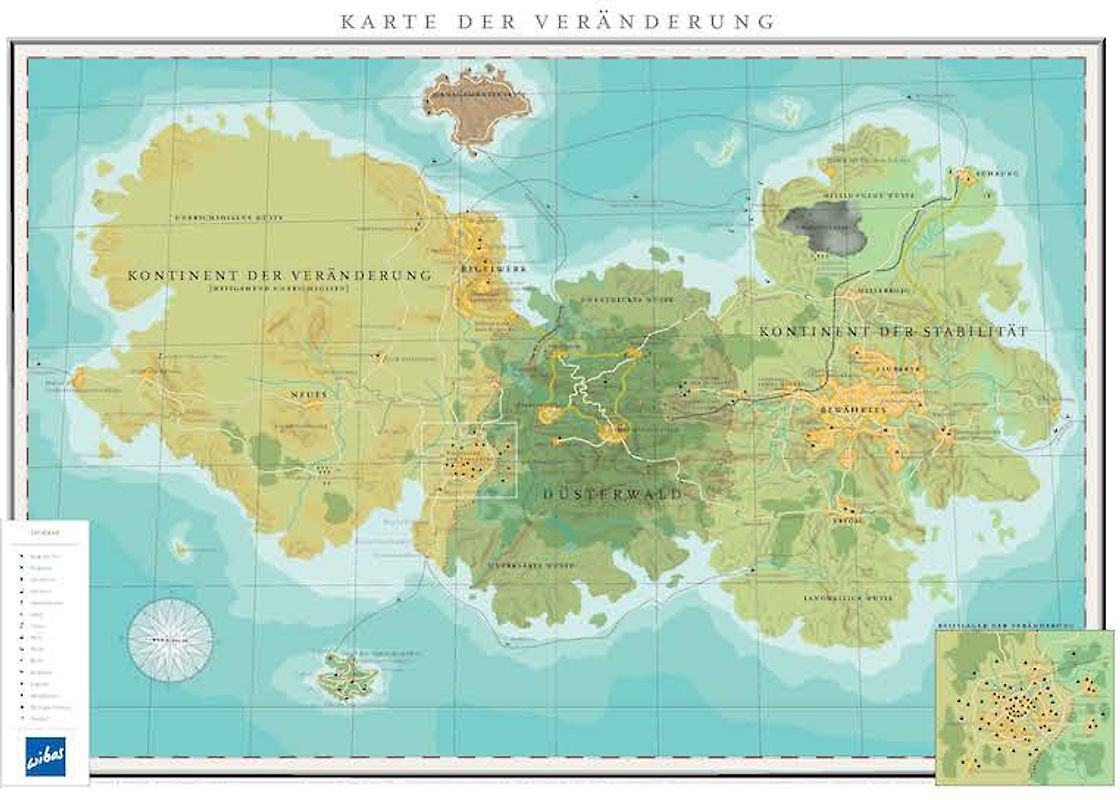 Karte der Veränderung