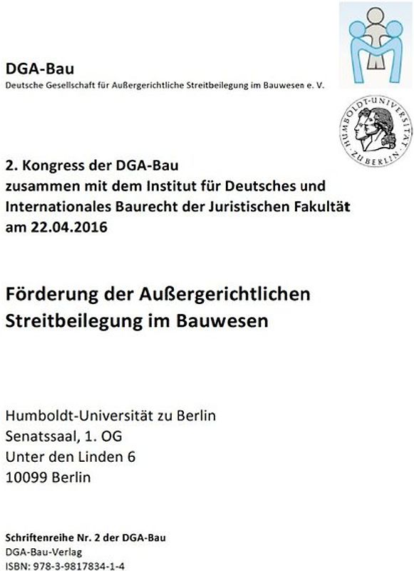Schriftenreihe der DGA-Bau Nr. 2