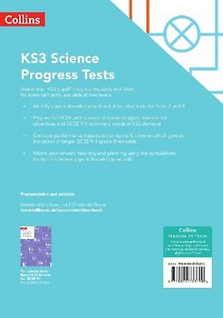 Collins Tests & Assessment - Ks3 Science Progress Tests