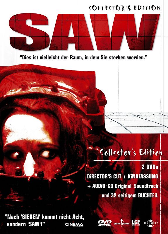Saw (Collector's Edition, 2 DVDs + Audio-CD) DVD