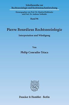Pierre Bourdieus Rechtssoziologie.