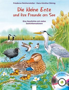 Die kleine Ente und ihre Freunde am See