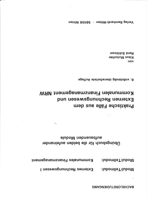 Praktische Fälle aus dem Externen Rechnungswesen und Kommunalen Finanzmanagement