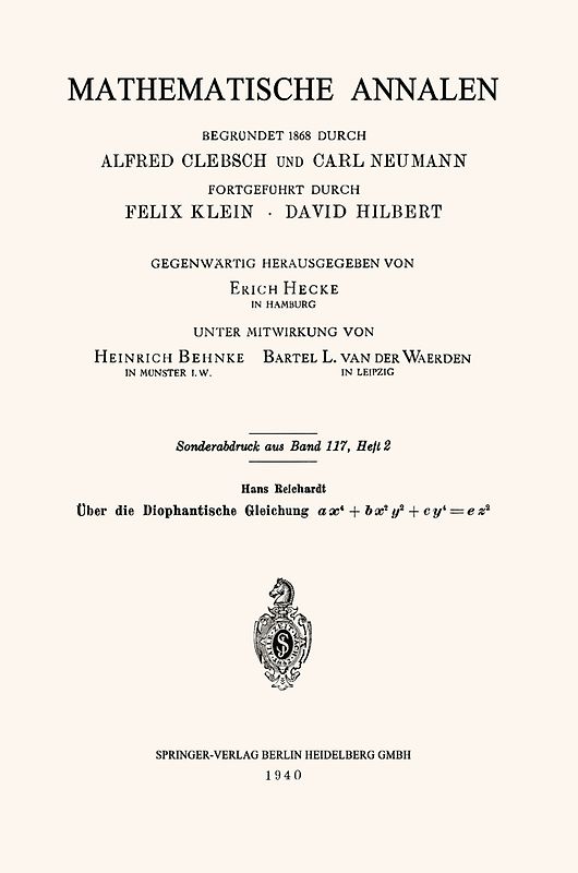 Über die Diophantische Gleichung ax4+bx2y2+cy4=ez2