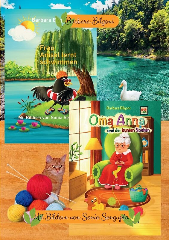 Doppelband: Frau Amsel lernt schwimmen + Oma Anna und die bunten Socken
