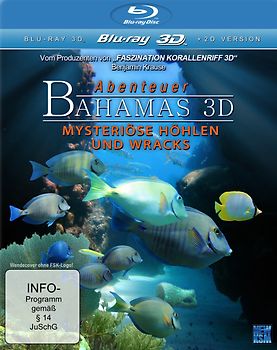 Abenteuer Bahamas 3D - Mysteriöse Höhlen und Wracks [3D] 3D Blu-ray Disc