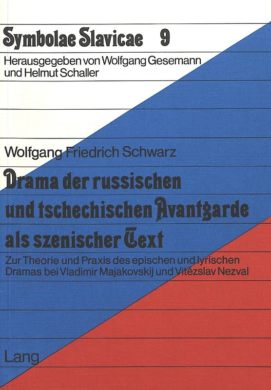 Drama der russischen und tschechischen Avantgarde als szenischer Text