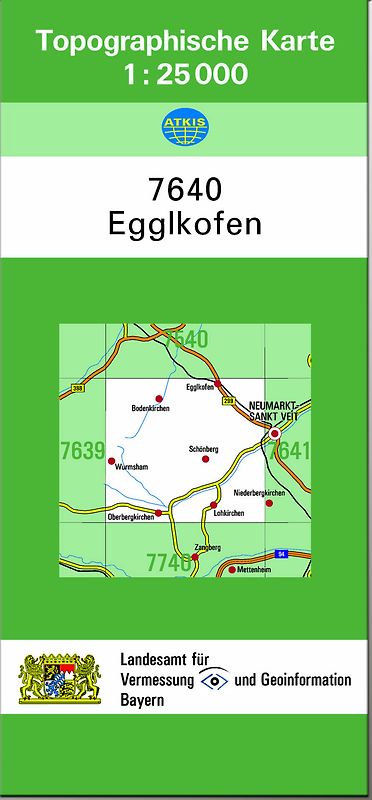 TK25 7640 Egglkofen