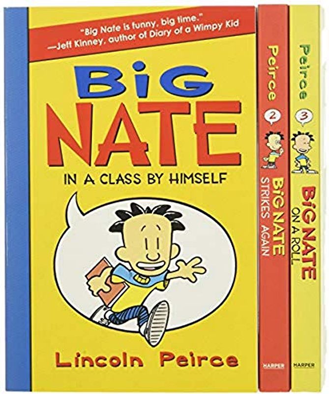 Big Nate Triple Play Box Set: Big Nate: In a Class by Himself, Big Nate Strikes Again, Big Nate on a Roll - Peirce, Lincoln