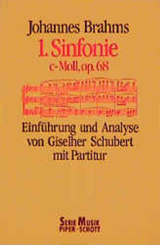 Sinfonie Nr. 1, c-Moll, op. 68. Werkeinführung mit Partitur und Analyse. (SP 8107)