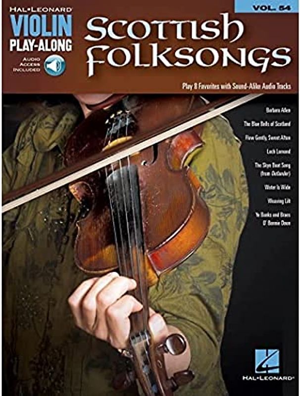 Violin Play-Along Volume 54: Scottish Folksongs (Book & Online Audio): Noten, Play-Along, Download für Violine (Violin Play-Along, 54, Band 54)