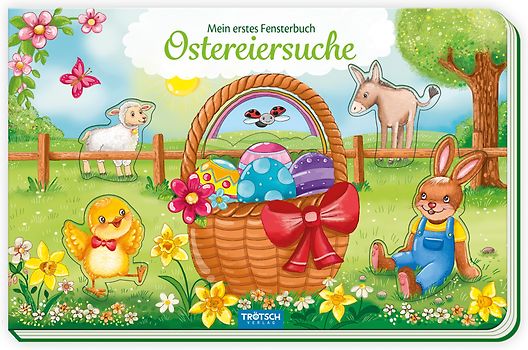 Trötsch Mein erstes Fensterbuch Ostereiersuche Pappenbuch