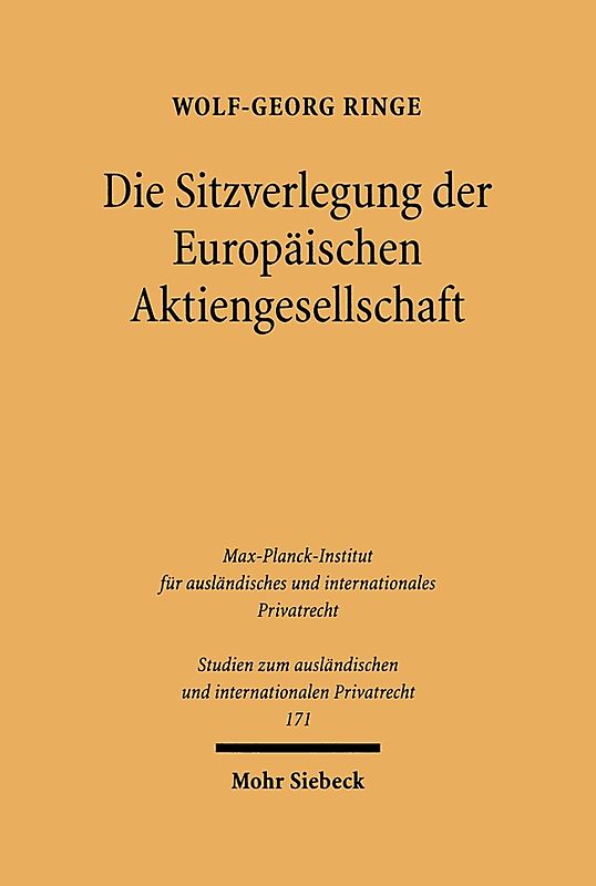 Die Sitzverlegung der Europäischen Aktiengesellschaft