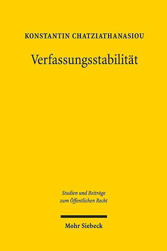 Verfassungsstabilität