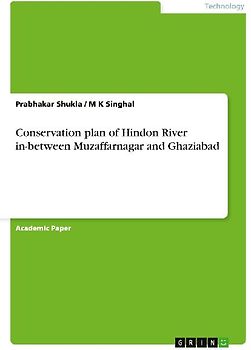 Conservation plan of Hindon River in-between Muzaffarnagar and Ghaziabad
