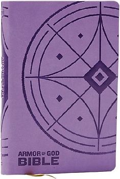 NKJV Armor of God Bible, Purple Leathersoft (Children's Bible, Red Letter, Comfort Print, Holy Bible): New King James Version