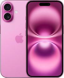 Image of Apple iPhone 16 128GB roze (Refurbished)