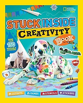 Stuck Inside Creativity Book: Cutouts, Games, Stencils, Stickers