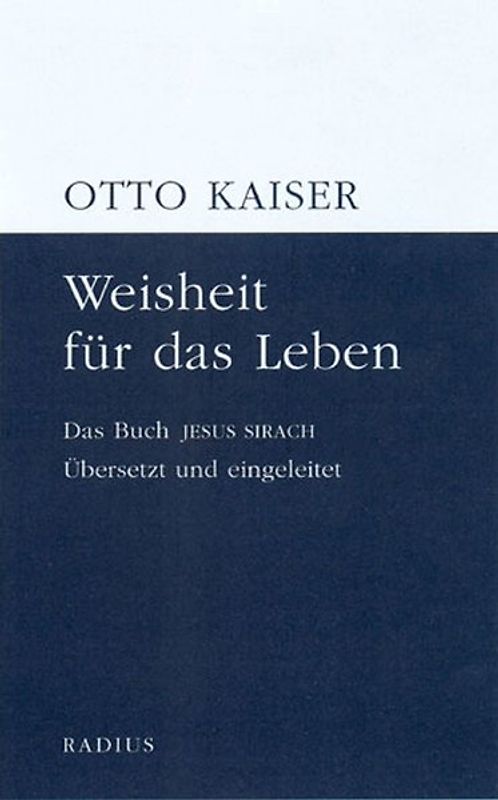 Weisheit für das Leben