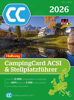 ACSI CampingCard & Stellplatzführer 2026