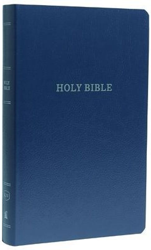 KJV, Gift and Award Bible, Imitation Leather, Blue, Red Letter Edition