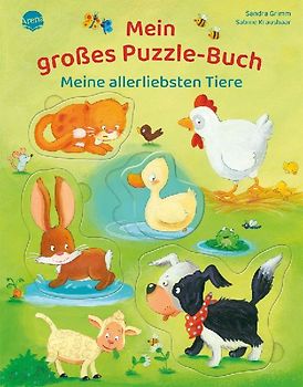 Mein großes Puzzle-Buch. Meine allerliebsten Tiere