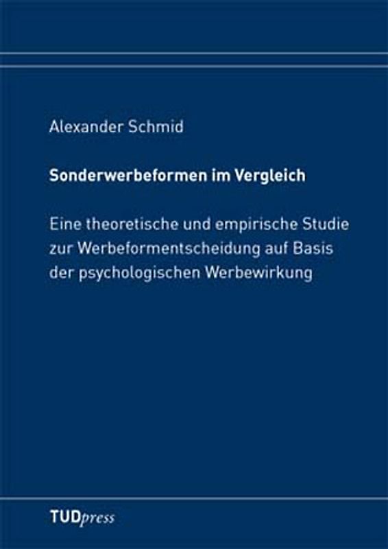 Sonderwerbeformen im Vergleich