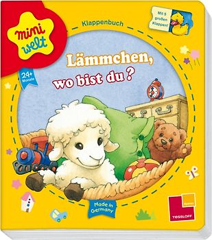 Miniwelt: Klappenbuch. Lämmchen, wo bist du?