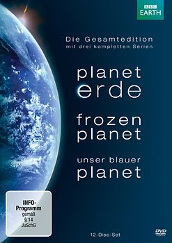 BBC Earth - Die Gesamtedition: Planet Erde / Frozen Planet / Unser blauer Planet [12 DVDs] DVD