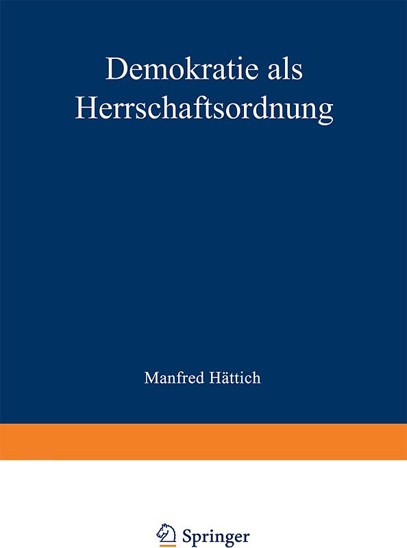 Demokratie als Herrschaftsordnung