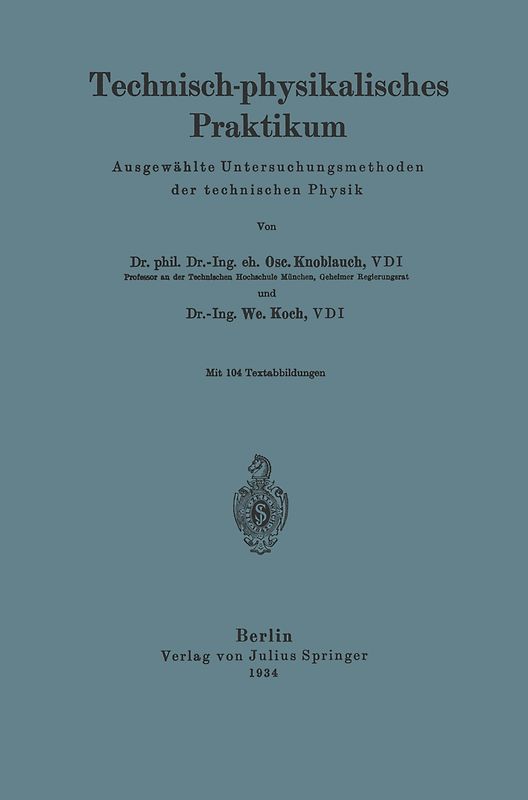 Technisch-physikalisches Praktikum