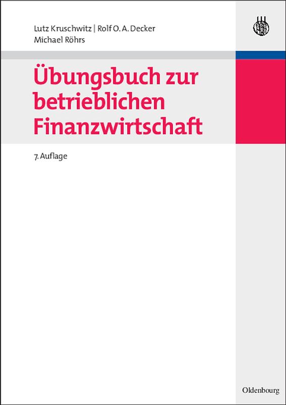 Übungsbuch zur betrieblichen Finanzwirtschaft