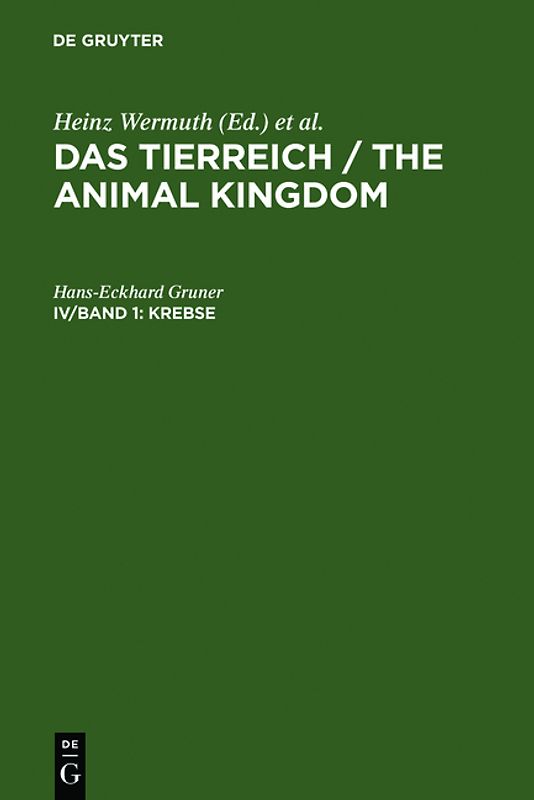 Das Tierreich / The Animal Kingdom / Krebse