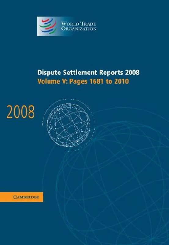 Dispute Settlement Reports 2008