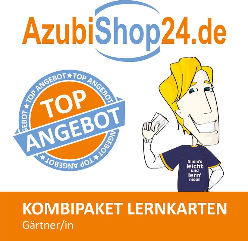 Kombi-Paket Gärtner Lernkarten