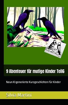 9 Abenteuer für mutige Kinder Teil6: Neun KI generierte Kurzgeschichten für Kinder (9 Abenteuer für mutige Kinder -Neun KI generierte Kurzgeschichten pro Buch)