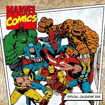 Official Marvel Retro Classic 2013 Calendar