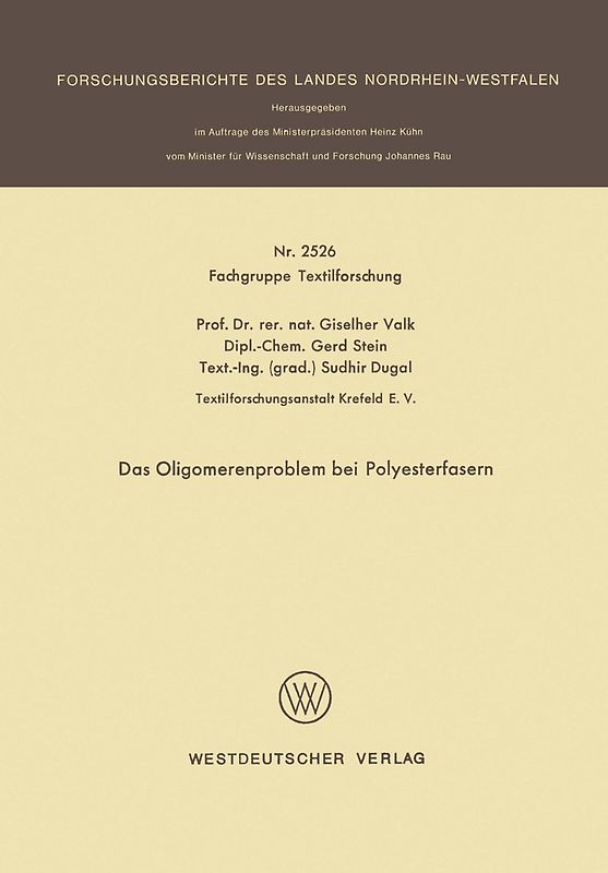 Das Oligomerenproblem bei Polyesterfasern