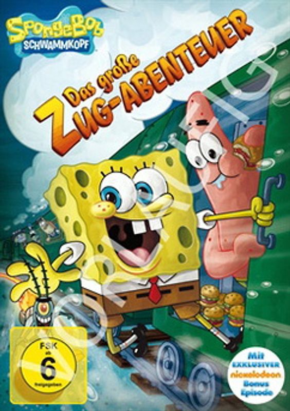 SpongeBob Schwammkopf: Das große Zug-Abenteuer DVD